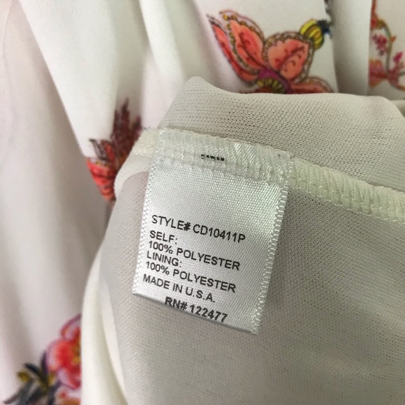 NSR Floral Asymmetrical Hem Dress - Picture 6 of 6